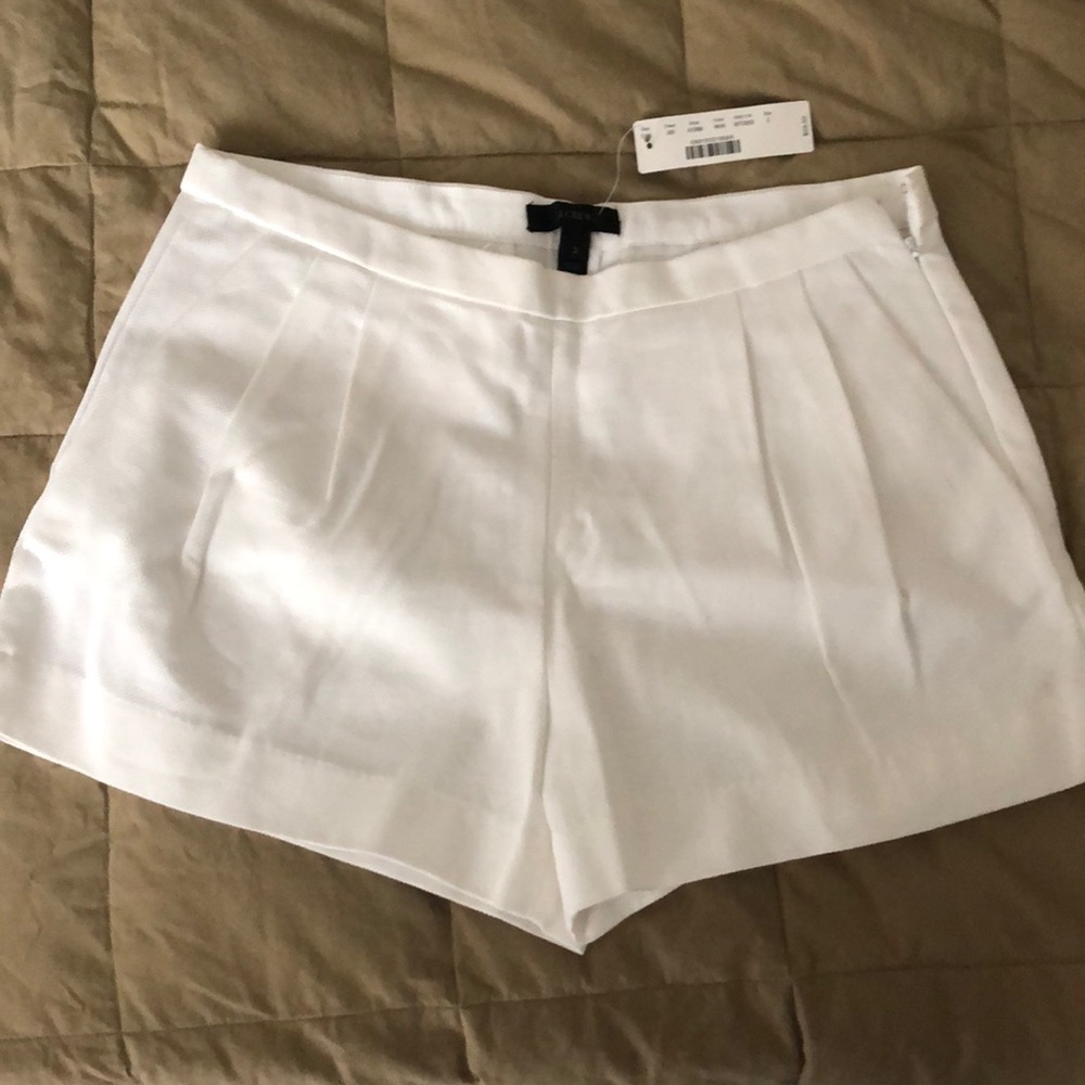 White J. Crew shorts